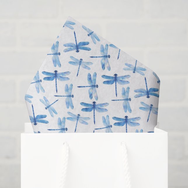 Papier de soie découpage Libellule, Insecte (Sac cadeau)