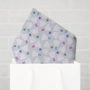 Papier de soie découpé Badminton, Volant