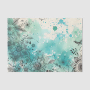 Papier de soie Éphémère aquarelle