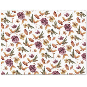 Papier de soie Floral automne