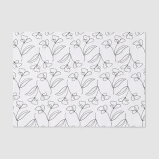Papier de soie floral chic
