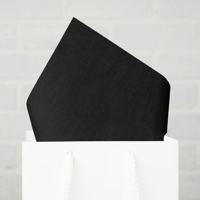 Papier de soie noir (Sac cadeau)