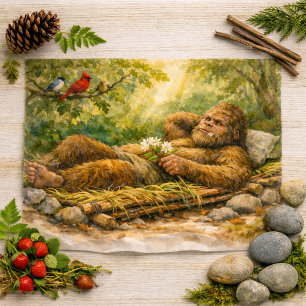 Papier de soie Paresseux Sasquatch d'été Observati
