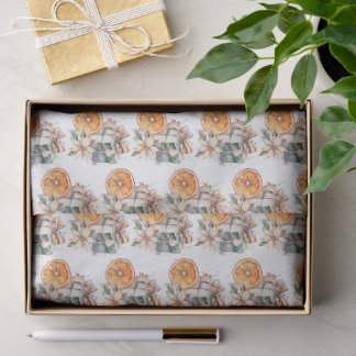 Papier de soie pour conception de cadeaux de Noël