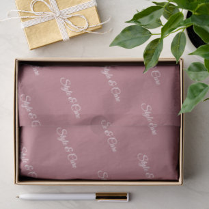 Papier de soie Rose Gold avec impression de motif