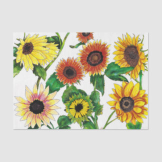 Papier de soie Tournesols Sunshine