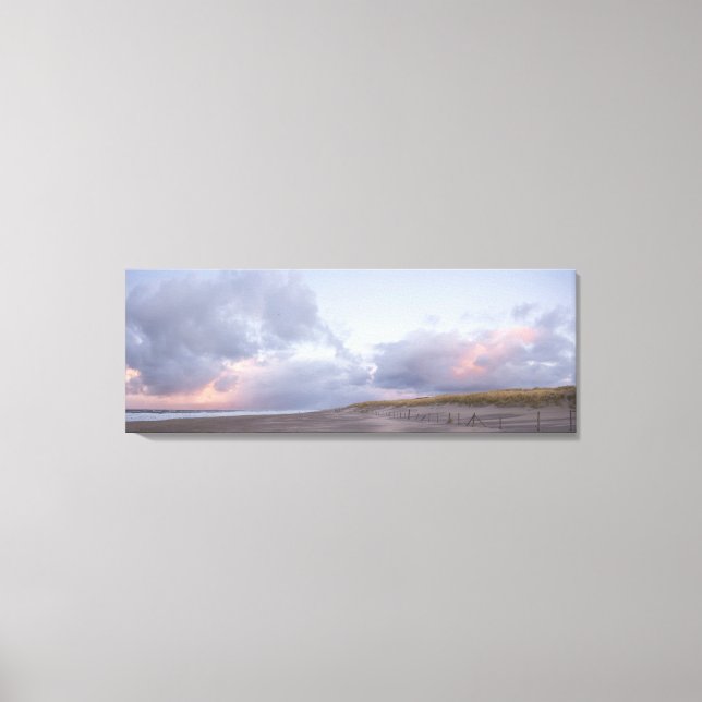 Papier de toile panoramique de la côte néerlandais (Recto)
