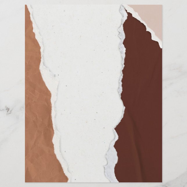 Papier déchiré (Devant)