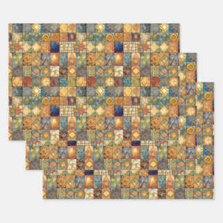 PAPIER DÉCORATIF DE DÉCOUPAGE GÉOMÉTRIQUE EXOTIQUE