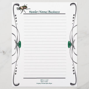 Papier Défiler le scarabée arc-en-ciel