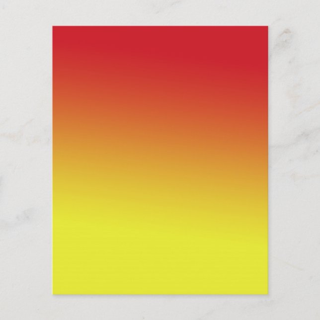 Papier dégradé rouge et jaune (Devant)