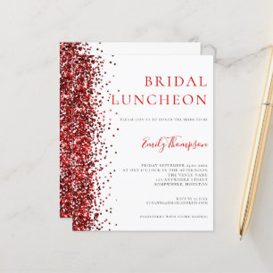 Papier Déjeuner nuptial Budget Invitation Parties scintil