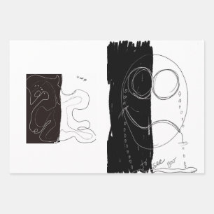 Papier d'emballage à impression double