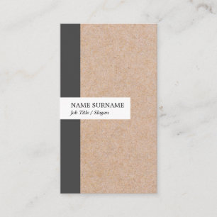 Papier d'emballage a imprimé le carte de visite d