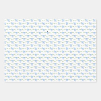 papier d'emballage bleu arcs d'aquarelle