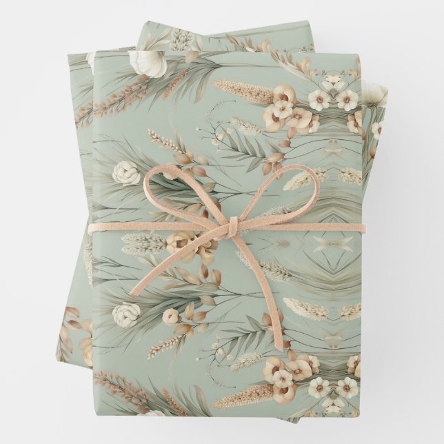 Papier d'emballage Bohemian Bouquet (En situation)