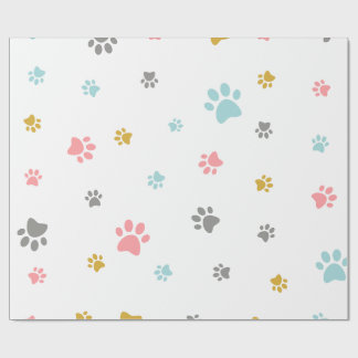 Papier d'emballage cadeau chat