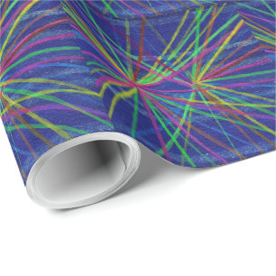Papier d'emballage cadeau de collisions de Proton