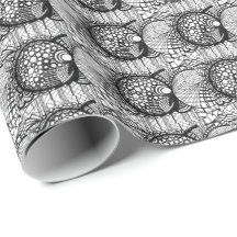 Papier d'emballage cadeau de conception d'Elyssa