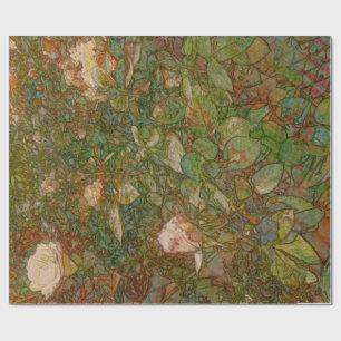 Papier d'emballage cadeau Roses