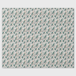 Papier d'emballage Chouette   Emballage cadeau d'a