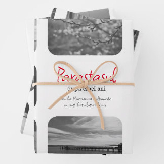 Papier d'emballage commémoratif