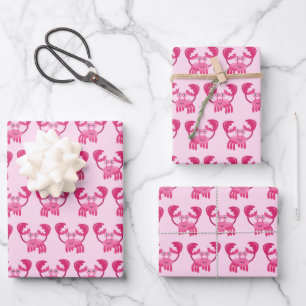 Papier d'emballage Crabs, Papier cadeau de la vie 