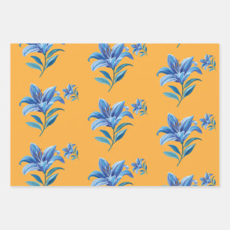 Papier d'emballage de fleurs