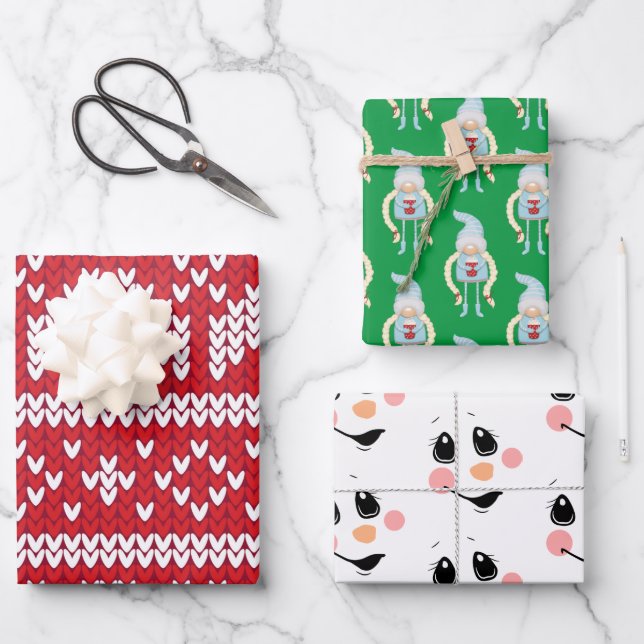 Papier d'emballage de Noël (Recto)