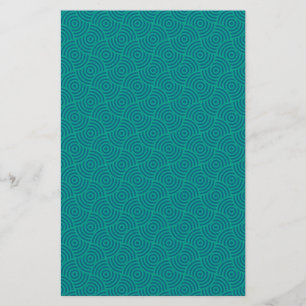 Papier d'emballage de savon à motif de cercle bleu