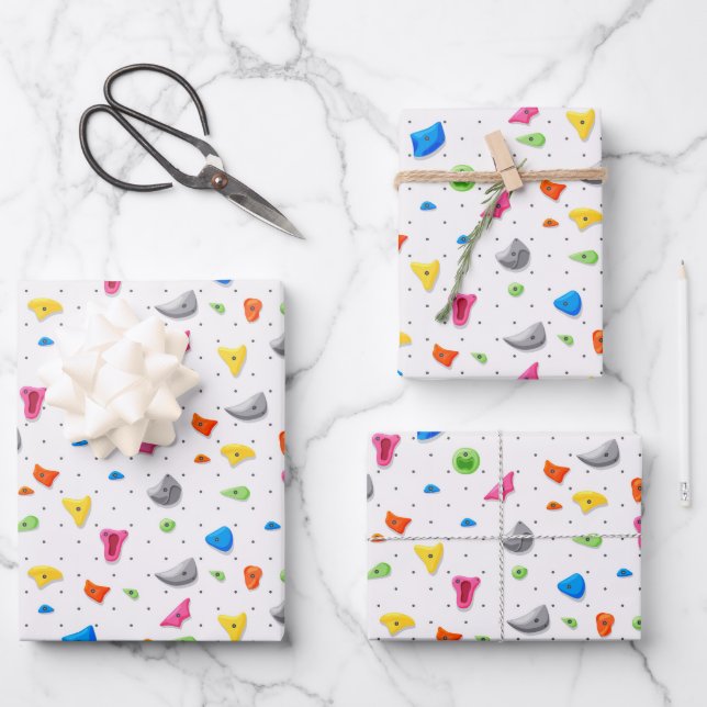 Papier d'emballage d'escalade, Papier cadeau de mu (Recto)