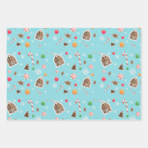 Papier d'emballage en pain d'épices