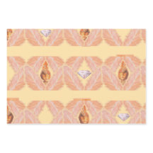 Papier d'emballage en plume Showgirl Era -3 feuill
