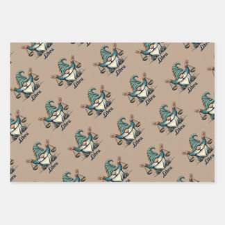 Papier d'emballage Horoscope Virgo, Libra et Scorp