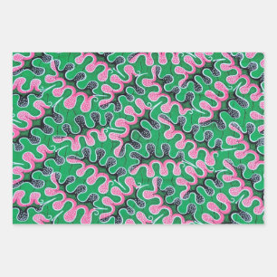 Papier d'emballage imprimé africain