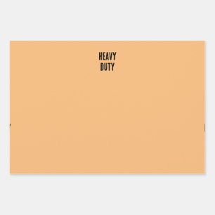 papier d'emballage lourd orange clair