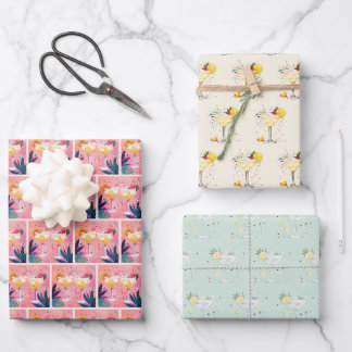 Papier d'emballage Margarita pour cadeaux