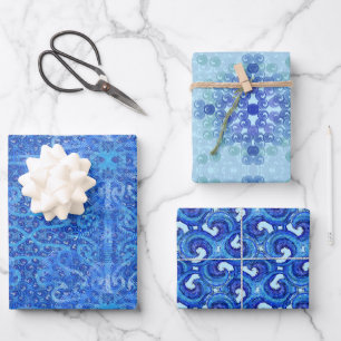 Papier d'emballage ondulé Susea Blu Studios