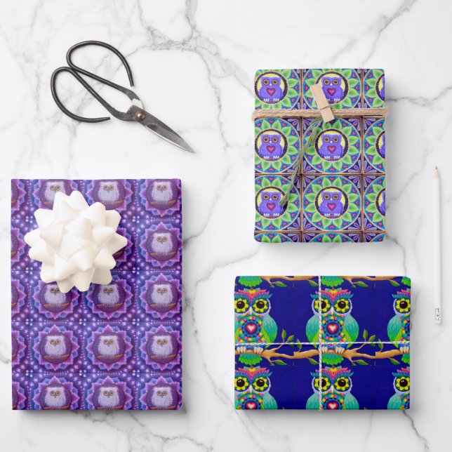 papier d'emballage pour choux mignon et coloré (Recto)