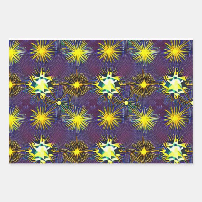Papier d'emballage Starburst (Devant)