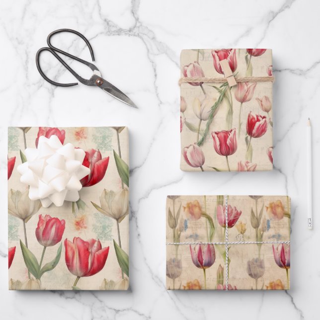 Papier d'emballage Tulip (Recto)