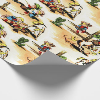 Papier d'emballage vintage d'enveloppe de cadeau