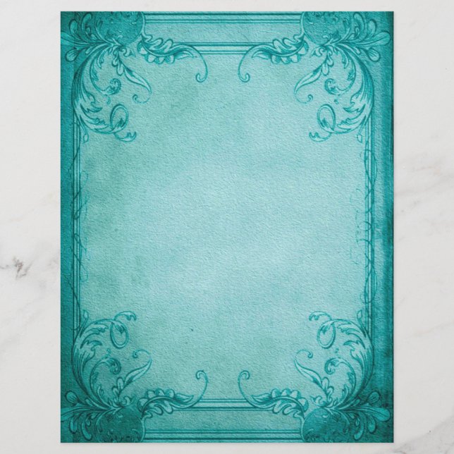 Papier d'embarcation pour scrapbooking à cadre Tur (Devant)