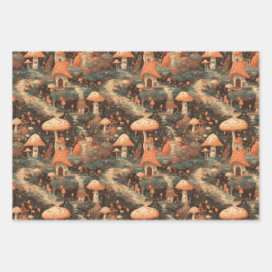 Papier d'enlèvement de la forêt de champignons