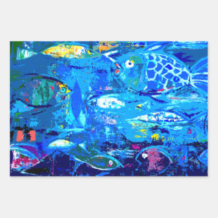 Papier d'enlèvement de poisson tropical