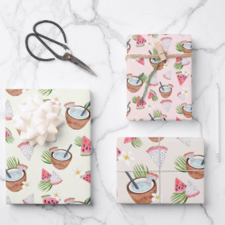 Papier d'enrobage de smoothie à la pastèque de noi