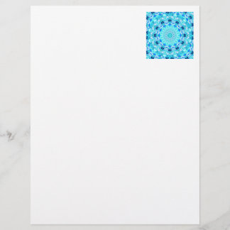Papier Dentelle Aqua, Délicieuse, Mandala Abstrait