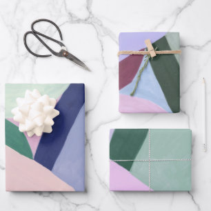 Papier d'enveloppement coloré Abstrait