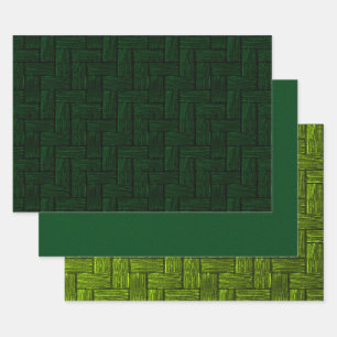 Papier d'enveloppement d'alliage vert
