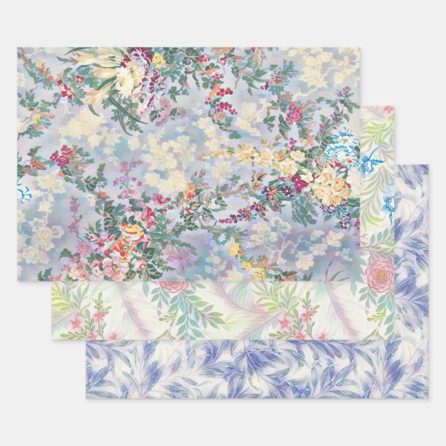 Papier d'enveloppement d'artisanat vintage (Lot)